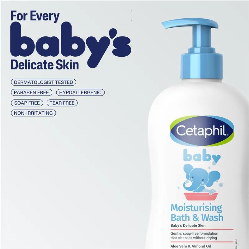 Cetaphil Baby Moisturising Bath & Wash 400mL