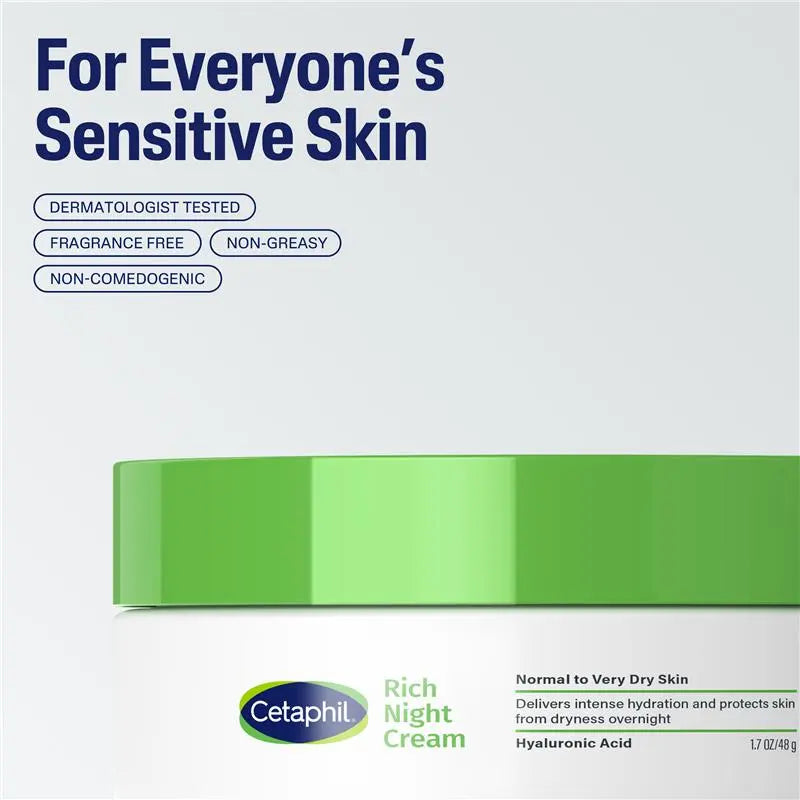 Cetaphil Rich Night Cream Hyaluronic Acid 48g
